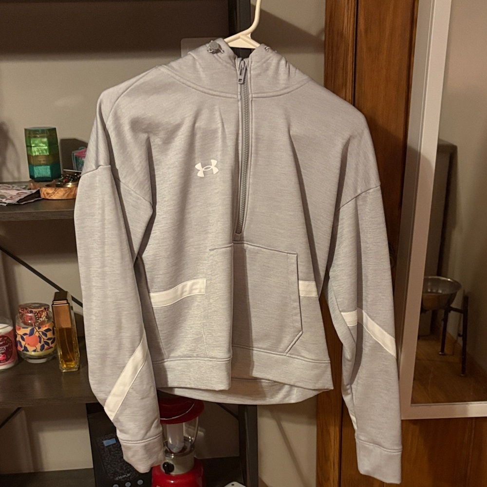 Under Armour Women’s Gray Half Zip Hoodie